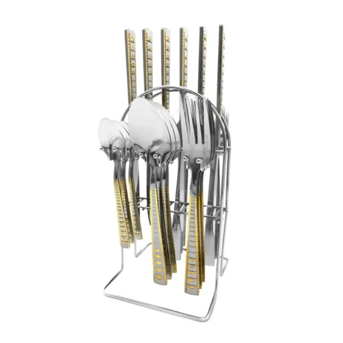 Royalford Stainless Steel Cutlery Set 25 Pieces Silver