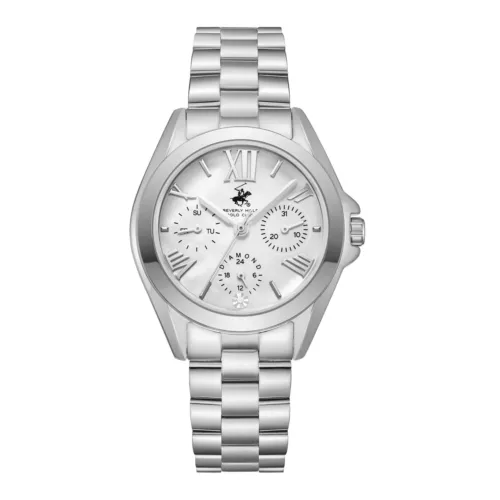 Beverly Hills Polo Club Women's Watch Analog Mother of Pearl Dial - BP3653C.320